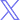 X (Twitter) icon