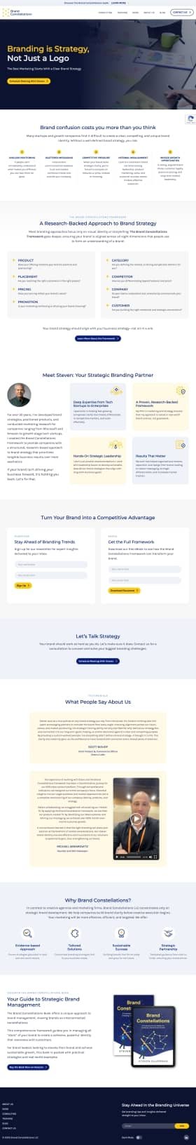 Brand Constellations Website Screenshot
