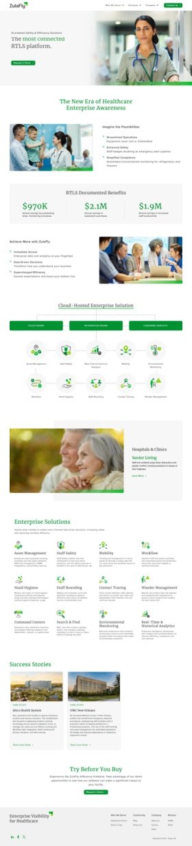 ZulaFly Website Screenshot